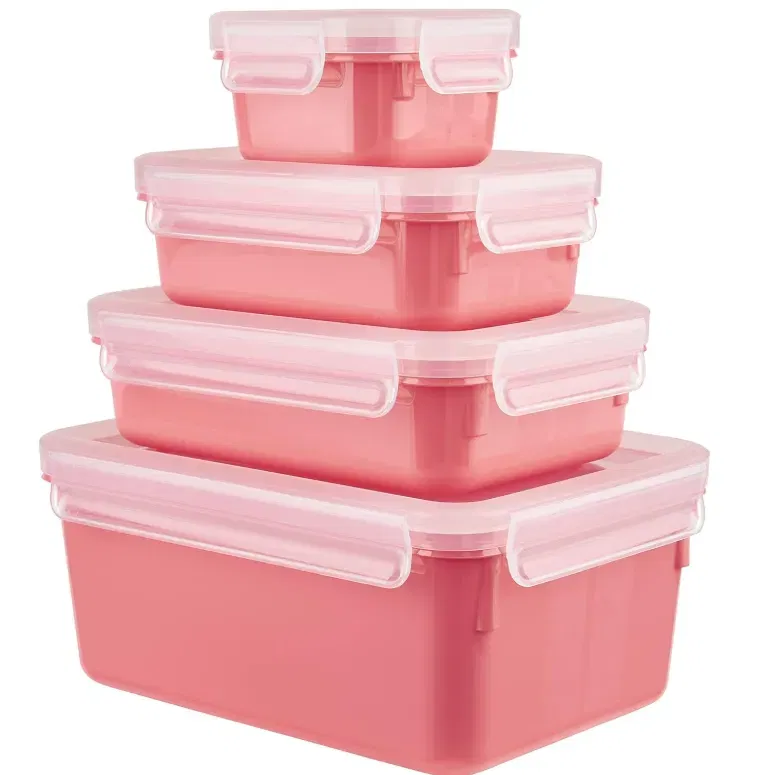 Emsa N10309 Clip Close Color Edition 4 teiliges Frischhaltedosenset 0 2 0 55 0 8 2 2 Schnäppchen, Deals Und Rabattcodes Des Tages - Emsa N10309 Clip Close Color Edition 4-Teiliges Frischhaltedosenset