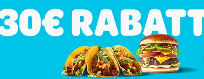 30€ Rabatt bei Wolt: 3* 10€ als Neukunde