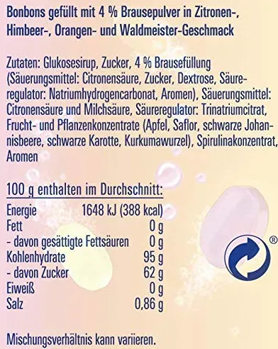 Schnäppchen, Deals Und Rabattcodes Des Tages - Frigeo Ahoj Brause Bonbons Mit Brause Pulver