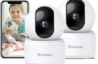 2 Stück – GALAYOU 2K Überwachungskamera (funktioniert mit Alexa&Google Home) für 25,41 € inkl. Prime-Versand (statt 35,00 €)