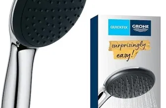 Schnäppchen, Deals und Rabattcodes des Tages - GROHE Vitalio 110 Duschkopf wassersparend Handbrause 1 Strahlart chrom