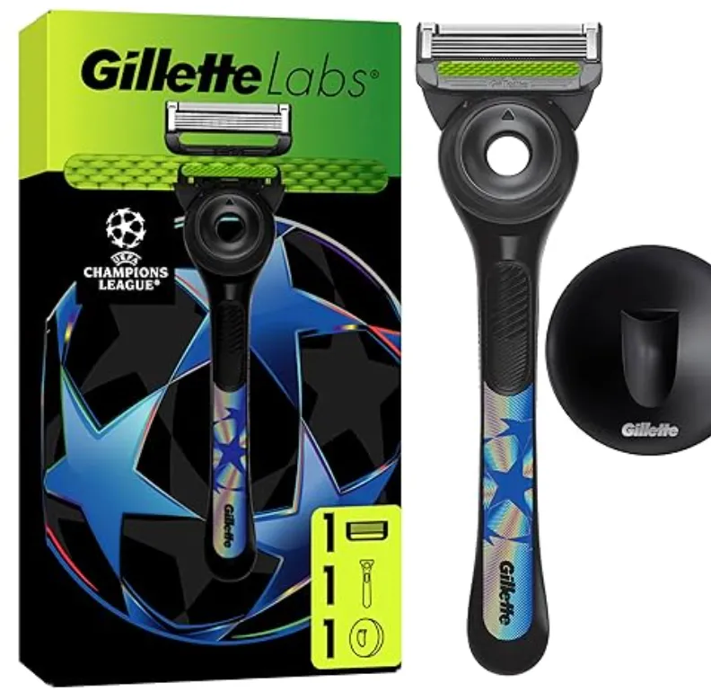 Gillette Rasierer Labs UEFA Champions League für 11,30 € inkl. Prime-Versand (statt 16,99 €)