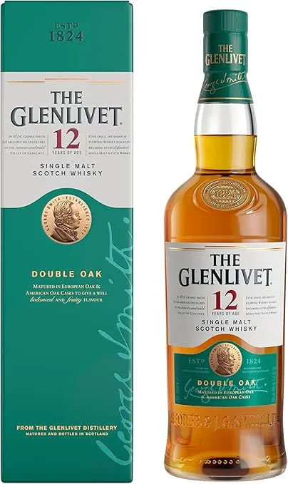Glenlivet 12 Jahre Single Malt Scotch Whisky (40 % Vol., 700ml) ab 23,27 € inkl. Prime-Versand
