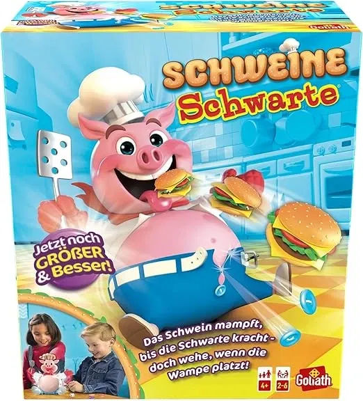 Goliath Schweine Schwarte Kinder-Brettspiel für 13,99 € inkl. Prime-Versand