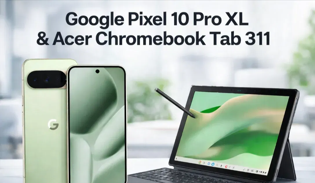 MediaMarkt Tarifwelt: Google Pixel 10 Pro XL (256 GB) + Acer Chromebook Tab 311 (CW311-3HN-K94Q) + freenet o2 Mobile Unlimited Max (300 Mbit/s)für 39,99 € / Monat + 46,94 € einmalig
