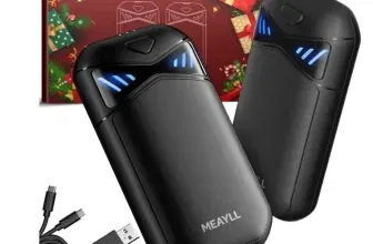 Handwärmer Wiederaufladbar Magnetischer Taschenwärmer mit LED Anzeige (2er Pack) für 10,95 € inkl. Prime-Versand (statt 16,99 €)