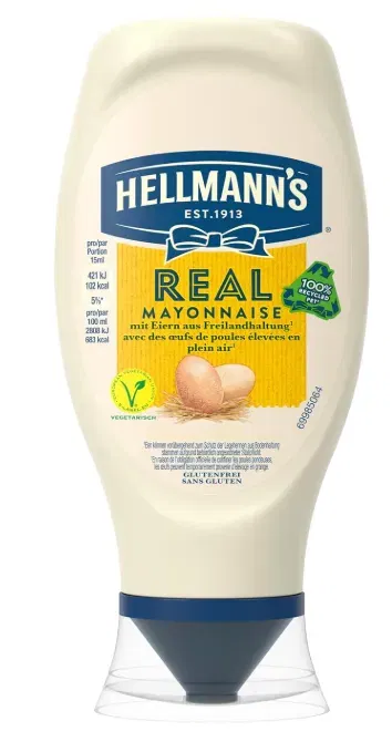 Hellmann s Real Mayonnaise mit Rapsoel ideal als Pommes und Burge Schnäppchen, Deals Und Rabattcodes Des Tages: Hellmann'S Real Mayonnaise Mit Rapsoel