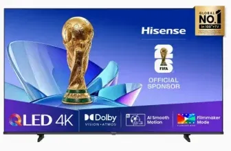 Hisense 85E77Q QLED TV 4K UHD 85 Zoll 4K Ultra Hd Smart TV Flach für 818,99 € inkl. Versand