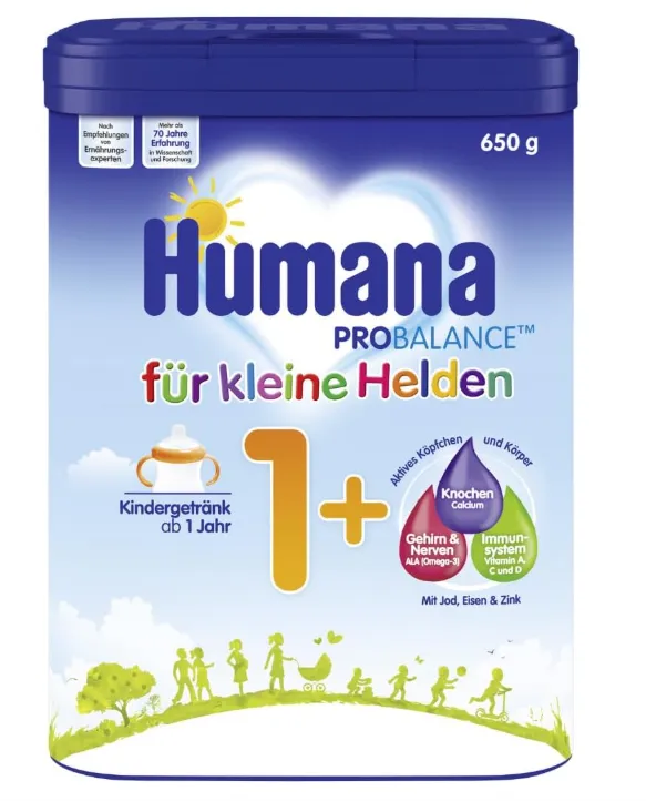Humana Kindergetraenk 1 ab 1 Jahr Milchpulver fuer Kindermilch naehrstoffreiche Milch fuer Kleinkinder als Schnäppchen, Deals Und Rabattcodes Des Tages - Humana Kindergetränk 1+ Ab 1 Jahr Milchpulver Für Kindermilch