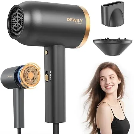 Ionen Föhn mit Diffusor-DEWILY (1800 W) für 18,32 € inkl. Prime-Versand (statt 26,99 €)