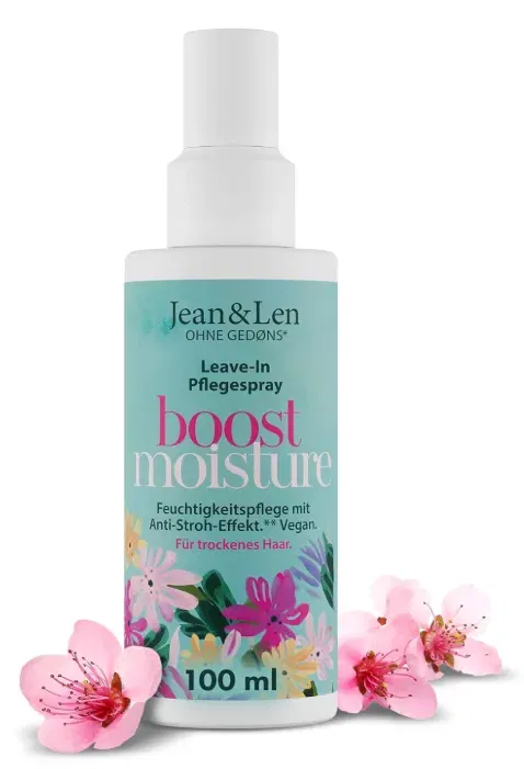 Jean & Len Boost Moisture Leave In Pflegespray für trockenes Haar mit Anti-Stroh-Effekt (100ml) ab 2,87 € inkl. Prime-Versand (statt 3,99 €)