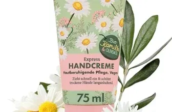 Jean & Len Handcreme Kamille & Olivenöl vegane Pflegeformel (75ml) ab 1,75 € inkl. Prime-Versand (statt 2,99 €)