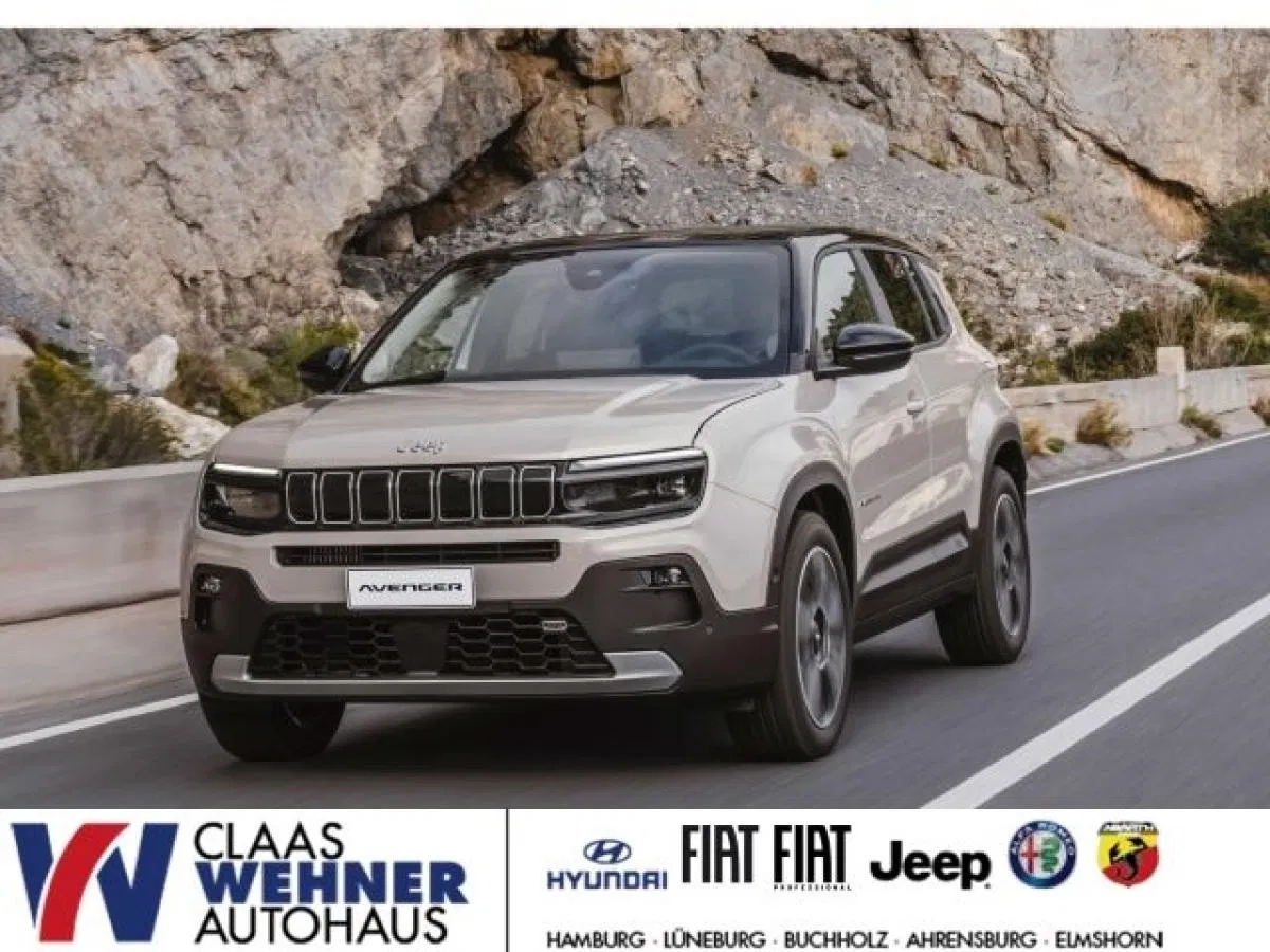 Jeep Avenger ALTITUDE mit 101 PS für 129,00 € / Monat + 1.290,00 € einmalig – LF 0,45 (Privat- und Gewerbekunden)
