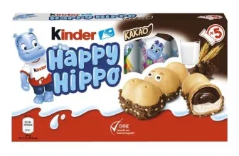 Kinder Happy Hippo Kakao 5 Stück für 1,38 € inkl. Versand (Neukunden)