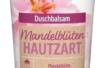 Kneipp Duschbalsam Mandelblüten Hautzart 200ml Tube mit Blütenmotiv und grünem Deckel