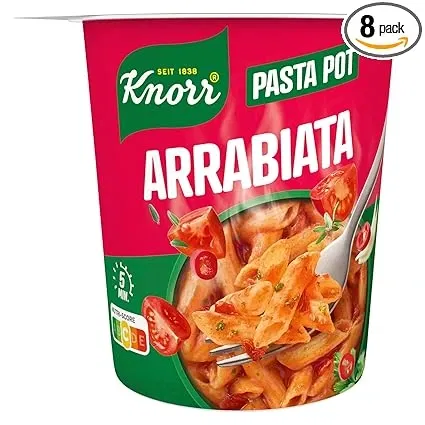 Knorr Pasta Snack Arrabiata (8x66g) ab 6,33 € inkl. Prime-Versand (statt 11,92 €)