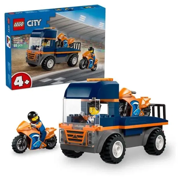 LEGO City – Der Motorradtransporter (60491) ab 14,05 € inkl. Versand  (Thalia KultClub)