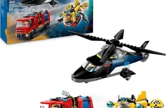 LEGO City – Kombinationsset mit Hubschrauber, Löschauto und U-Boot (60462) für 37,90 € inkl. Prime-Versand