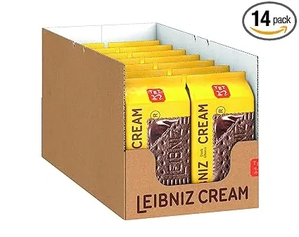 LEIBNIZ Cream Dark Choco Kakaoekse 14er Pack (14x190g) ab 26,22 € inkl. Prime-Versand