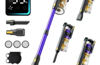 Laresar X11 Akku-Staubsauger (75 kPa 650 W 60-Min Laufzeit Tierhaare/Teppiche/Harte Böden) für 84,99 € inkl. Versand (statt 139,99 €)