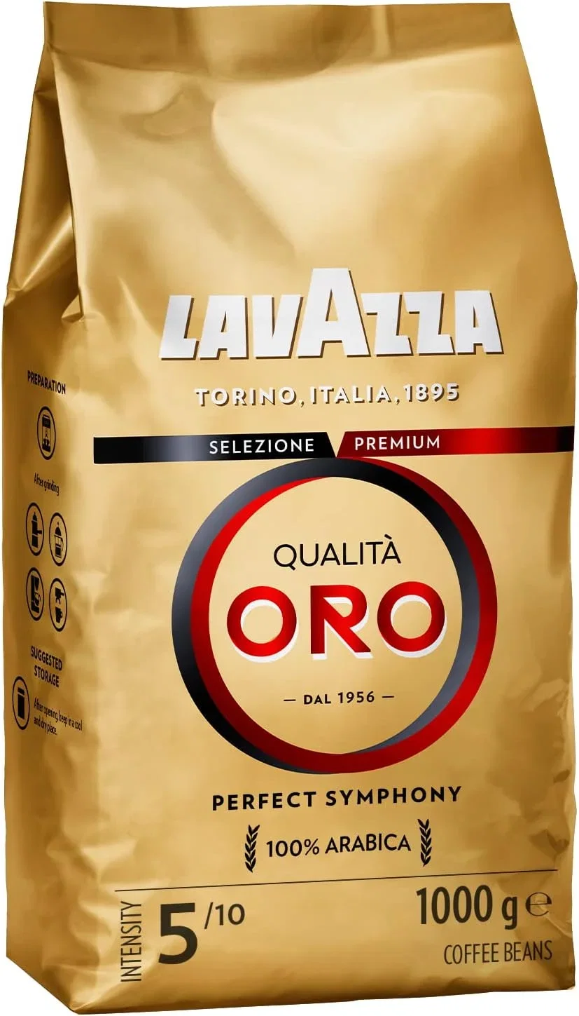 Lavazza Qualità Oro Kaffeebohnen (1 kg,  Intensität 5/10)