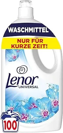 Lenor Fluessigwaschmittel 100 Waschladungen Aprilfrisch Vollwaschmittel Langanhaltende Frische Geruchsentfernung Bei Kaltwaesche Schnäppchen, Deals Und Rabattcodes Des Tages - Lenor Flüssigwaschmittel 100 Waschladungen Aprilfrisch