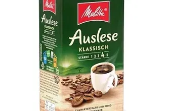 Melitta Auslese Filter-Kaffee klassich Stärke 4 (500g) ab 5,19 € inkl. Prime-Versand