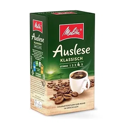 Melitta Auslese Filter-Kaffee klassich Stärke 4 (500g) ab 5,19 € inkl. Prime-Versand