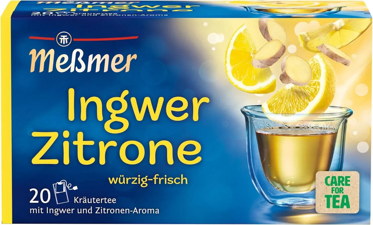 Meßmer Ingwer-Zitrone 20 Teebeutel