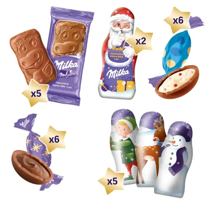 Schnäppchen, Deals Und Rabattcodes Des Tages - Milka 3D Haus Adventskalender Mit Zarten Alpenmilch Schokoladenfiguren