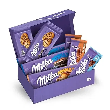 Milka Choco & Bakery Box – Set mit Schokoladentafeln Keksen 8-teilig (1502g) ab 11,49 € inkl. Prime-Versand