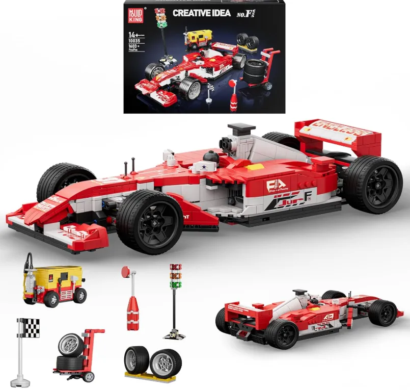 Schnäppchen, Deals Und Rabattcodes Des Tages - Mould King Formel 1 Rennwagen Klemmbausteine Super Sportwagen