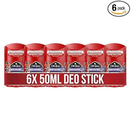 Old Spice Nightpanther Deostick für Männer 24/7 Frisch (6x50ml) ab 9,84 € inkl. Prime-Versand (statt 18,00 €)