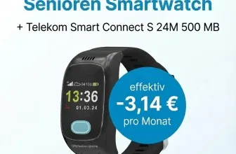 Schnäppchen, Deals und Rabattcodes des Tages - Senioren-Smartwatch Telekom Smart Connect S