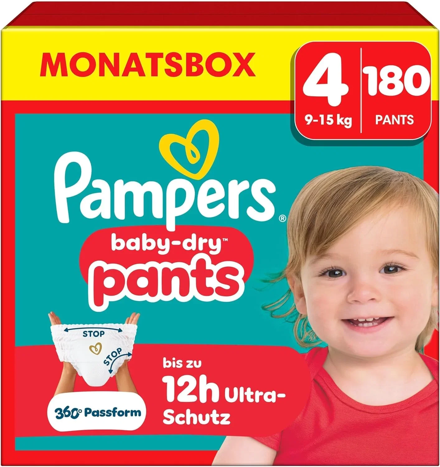 Pampers Baby-Dry Pants Monatsbox  Größe 4 bis 8 z.B. Größe 4