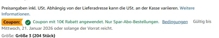 Schnäppchen, Deals Und Rabattcodes Des Tages: Pampers Premium Protection Größe 3 - 204 Windeln