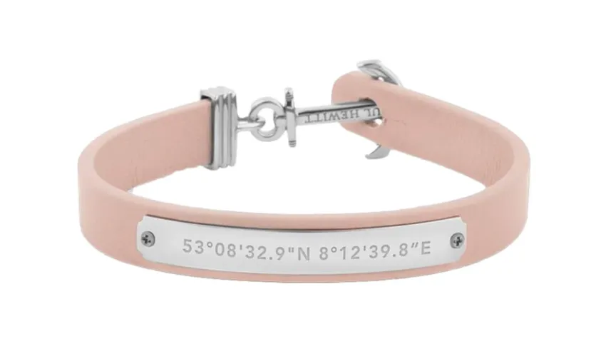 Paul Hewitt Damen Armband mit Signum Koordinaten Ph-FSC-S-N (Gr. XS bis L  Echtleder-Armreif) für 14,98 € inkl. Versand (statt 24,41 €)