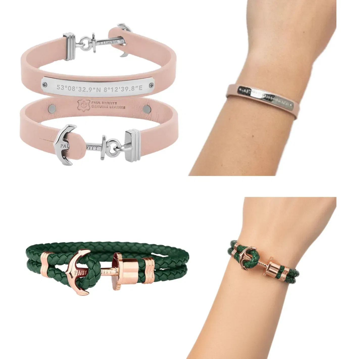 Paul Hewitt Damen Armband mit Anker-Verschluss (2 Versionen Gr. XS bis 3XL) für 14,98 € inkl. Versand (statt 27,90 €)