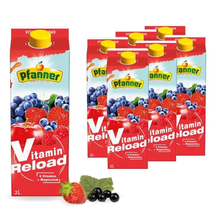 Pfanner Vitamin Reload roter Multi Nektar (6x2l) ab 8,21 € inkl. Prime-Versand (statt 20,12 €)