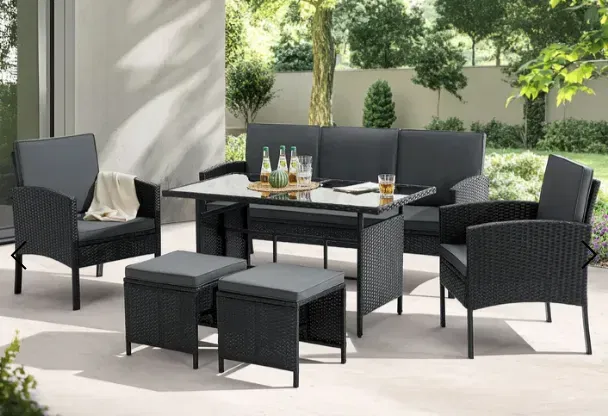 Schnäppchen, Deals Und Rabattcodes Des Tages - Polyrattan Sitzgruppe Turin