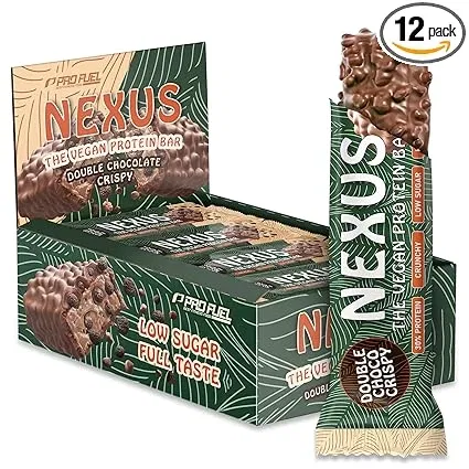 ProFuel Nexus Double Choc Crispy Protein Riegel 12er Pack (12x30g) ab 12,88 € inkl. Prime-Versand