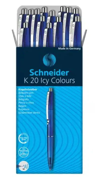 Preisfehler 🚨 Schneider Kugelschreiber 132003 Blau (20 Stück) für 0,99 € inkl. Versand (statt 21,10 €)