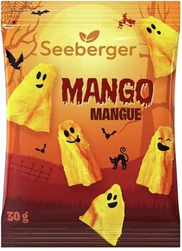 Seeberger Mango im Halloween-Design (12x30g) ab 9,85 € inkl. Prime-Versand (statt 14,00 €)