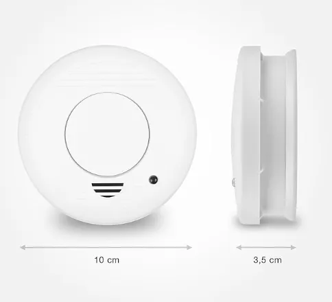 Smartwares Rauchmelder – Optischer Sensor – TÜV geprüft (Auswechselbare Batterie 1 Jahr – Testtaste – 85 dB) für 3,40 € inkl. Prime-Versand (statt 5,00 €)