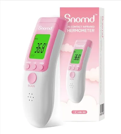 Snomd Kontaktloses Infrarot Stirnthermometer für Babys für 5,00 € inkl. Prime-Versand (statt 10,00 €)