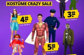 Schnäppchen, Deals und Rabattcodes des Tages - Sportspar amscan Kostüme Crazy Sale