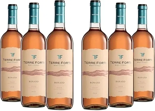 Terre Forti Rosato Puglia IGT Italienischer Rosé 6er Pack (6×750 ml) für 17,99 € inkl. Prime-Versand