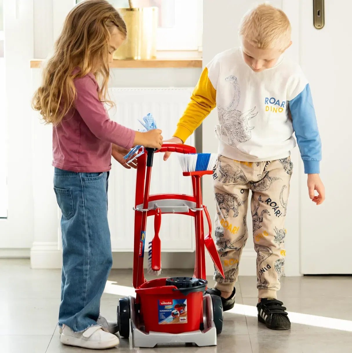 Schnäppchen, Deals Und Rabattcodes Des Tages - Vileda Besenwagen Mit Wischmop