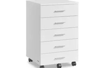 VASAGLE Mobiler Rollcontainer mit fünf Schubladen für 41,99 € inkl. Versand