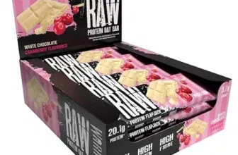 Schnäppchen, Deals und Rabattcodes des Tages - Warrior Raw Protein Riegel Flapjack 12 x 75 g Weiße Schokolade